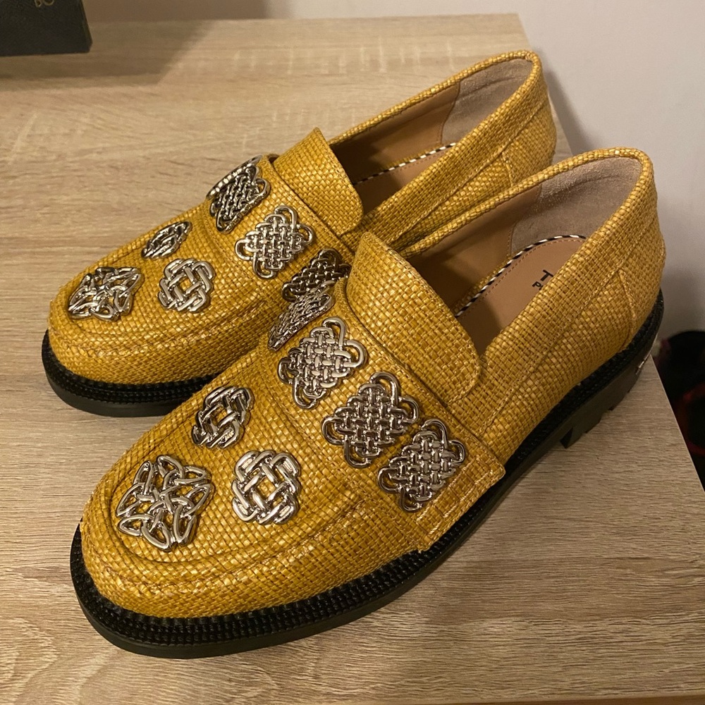 Toga Pulla Woven Chunky Loafers